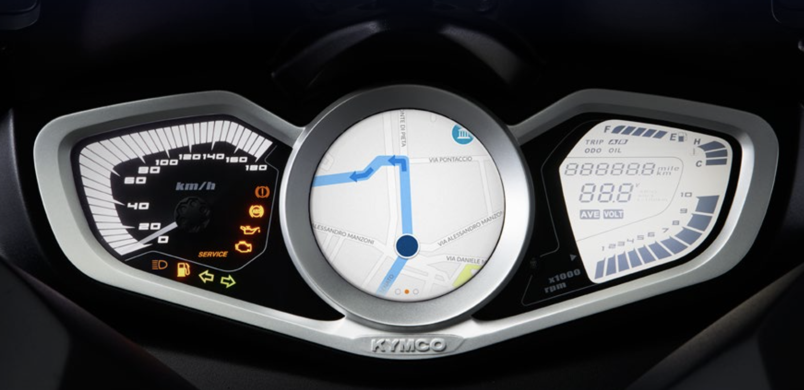 米蘭車展上發表，具備Noodoe Navigation導航圖資的XCITING S 400，是否會在東京車展上公布，也讓人期待